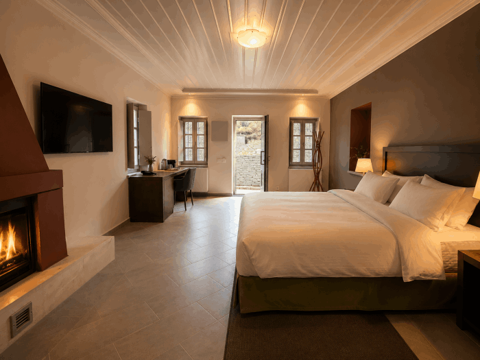 Mountain Lodge με Τζάκι