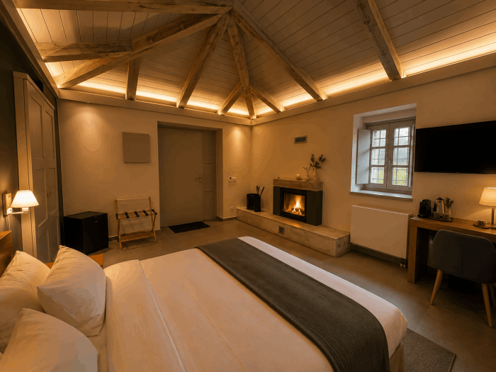 Mountain Suite με Τζάκι