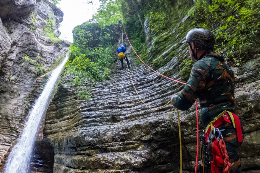 Canyoning Πάπιγκο