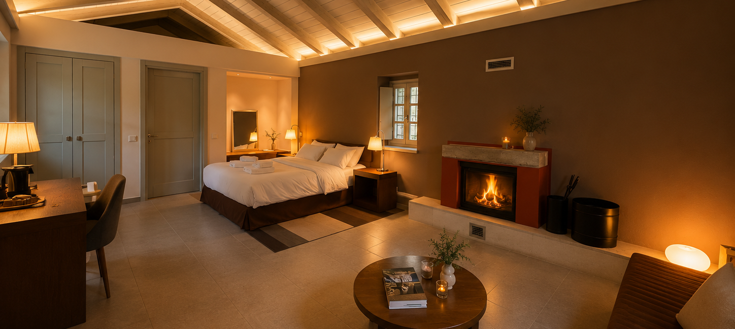 Mountain Villa με Τζάκι